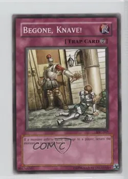 Begone Knave! Unlimited YuGiOh Invasion of Chaos #IOC-107 2004 - Image 1