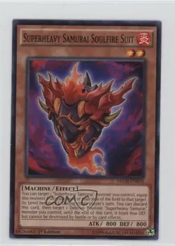 Superheavy Samurai Soulfire Suit 1st Ed. YuGiOh The New Challangers #NECH-EN010 - Image 1