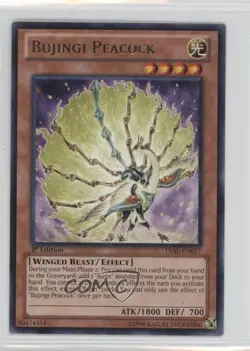 Bujingi Peacock 1st Ed. YuGiOh Legacy of the Valiant #LVAL-EN027 - Image 1