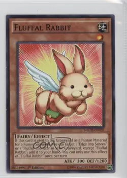 Fluffal Rabbit 1st Ed. YuGiOh The New Challangers #NECH-EN020 - Image 1