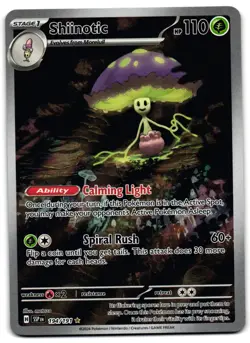Shiinotic 194/191 - 🌊 Surging Sparks Illustration Rare Pokemon TCG 🖤 - LP - Image 1