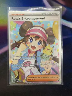 Rosa’s Encouragement 123/088 Perfect Order Secret Illustration Rare Pokemon SIR - Image 1