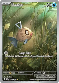 Feebas - 198/191 - SV08: Surging Sparks NM Pokemon Card - Image 1