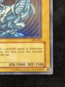 Blue-Eyes White Dragon. SDK-001. Ultra Rare. Unlimited Edition. Yu-Gi-Oh! - Image 5