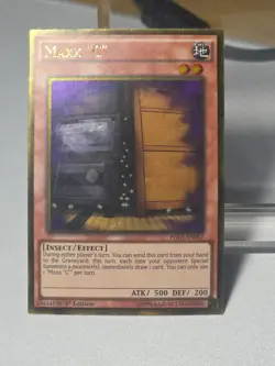 1x Yu Gi OH TCG Maxx C PGL3-EN042 Gold Foil *MP* 1ST Edition Frere Ship - Image 1