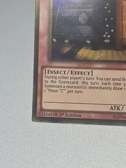 1x Yu Gi OH TCG Maxx C PGL3-EN042 Gold Foil *MP* 1ST Edition Frere Ship - Image 5