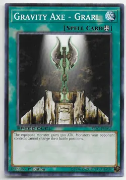Yu-Gi-Oh! Scars Of Battle GRAVITY AXE - GRARL SBSC-EN039 - Image 1