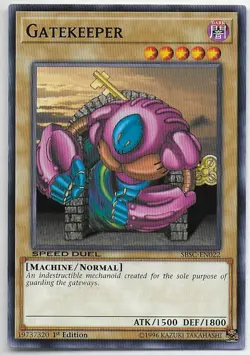 Yu-Gi-Oh! Scars Of Battle GATEKEEPER SBSC-EN022 - Image 1