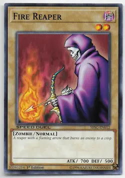 Yu-Gi-Oh! Scars Of Battle FIRE REAPER SBSC-EN012 - Image 1