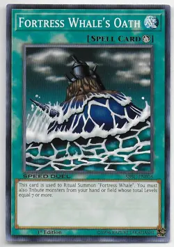 Yu-Gi-Oh! Scars Of Battle FORTRESS WHALES OATH SBSC-EN016 - Image 1