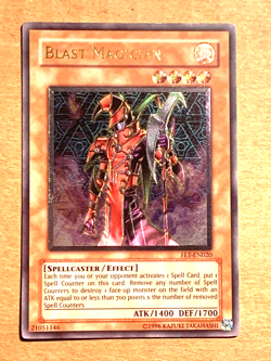 yugioh Blast Magician FET-EN020 Unl Ed Ultimate Rare Near Mint - Image 1