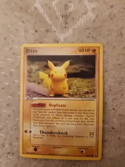 Ditto (Pikachu) 63/113 - EX Delta Species - Non Holo Pokemon TCG Card English - Image 1