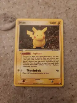 Ditto (Pikachu) 63/113 - EX Delta Species - Non Holo Pokemon TCG Card English - Image 1