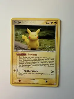 Pokemon Pikachu TCG Ditto Delta Species Card 63/113 - Image 1