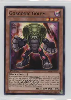 Gorgonic Golem 1st Ed. YuGiOh Legacy of the Valiant #LVAL-EN011 - Image 1