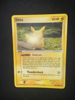 Pokemon Pikachu TCG Ditto Delta Species Card 63/113 Regular LP 2005 - Image 1