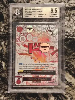 One Piece TCG Fist of Divine Speed OP11-018 Honesty Impact ALT ART R BGS 9.5 - Image 1
