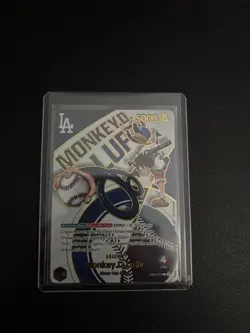 Monkey.D.Luffy Leader Alt Art LA Dodgers One Piece Night 2024! custom PROXY 1:1 - Image 1