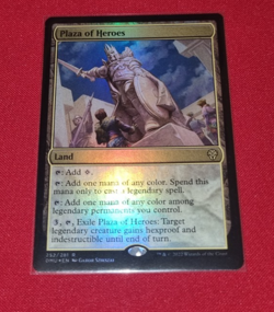 Magic the Gathering Plaza of Heroes Foil Dominaria United Used - Image 1