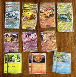 Pokemon TCG 151 SV Mixed 20+ Card Lot Charizard EXs Cosmo Holo Promos Art - Image 2