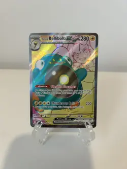 Iono’s Bellibolt EX Journey Together Ultra Rare Card 172/159 Near Mint - Image 1