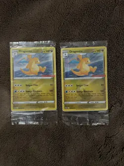2x Dragonite GameStop Promo Sealed 2022 Pokemon Card Holo Rare NM - Image 1