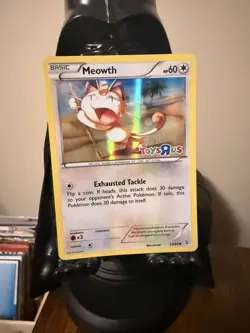 Meowth 53/83 Toys R US Generations Promo Pokemon Card - LP - Image 1