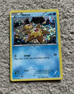 Staryu 4/12 McDonalds 2015 Promos Holo Rare Pokemon Card DMG - Image 1