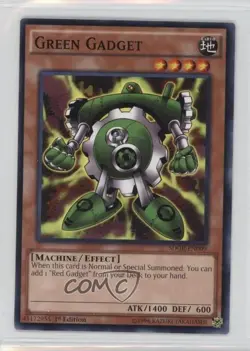 Green Gadget 1st Ed. YuGiOh Geargia Rampage Structure Deck #SDGR-EN009 - Image 1