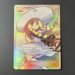 Pokemon Lillie Ultra Rare Full Art Holo SM Base Set 147/149 Trainer Card - Image 1
