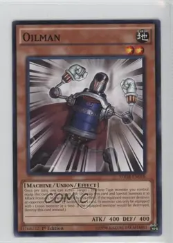 Oilman 1st Ed. YuGiOh Geargia Rampage Structure Deck #SDGR-EN018 - Image 1