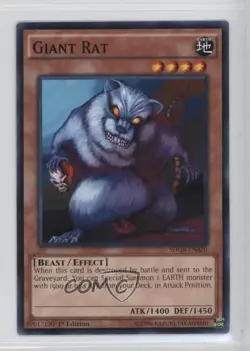 Giant Rat 1st Ed. YuGiOh Geargia Rampage Structure Deck #SDGR-EN020 - Image 1