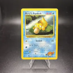 Pokemon Card - Gym Heroes 54/132 - MISTY'S PSYDUCK (uncommon) - LP -c - Image 1