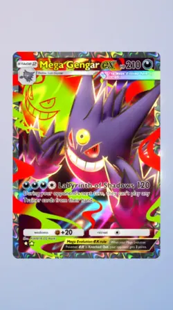 (Digital Card) Pokemon TCG Pocket Mega Gengar ex Mega Shine - English - Image 1