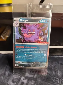 Pokemon Gengar GameStop Promo Holo 130 HP Card 050/088 - Image 1