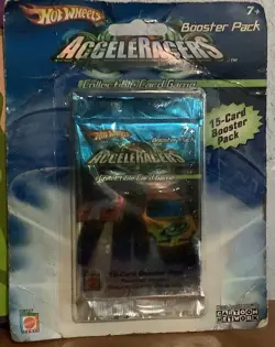 Hot Wheels AcceleRacers 15 Card Booster Pack Collectible Card Game - Image 1