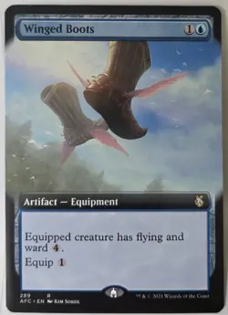 Winged Boots (Extended Art) Commander: Adventures in the Forgotten Realms Reg - Image 1