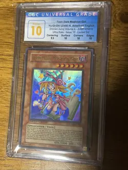 YuGiOh CGC 10 Toon Dark Magician Girl JUMP-EN010 Limited Edition PRESTINE - Image 1