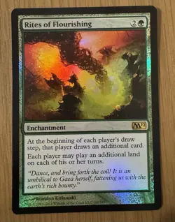 MTG Rites of Flourishing Magic 2012 Foil NM - Image 1