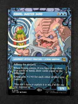 2026 Magic: The Gathering KRANG, MASTER MIND #0230 TMNT Showcase Rare English - Image 1