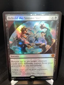 Behold the Sinister Six! Marvel's Spider-Man Foil - Image 1