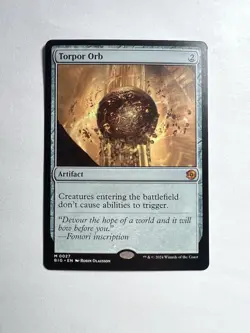 Torpor Orb Outlaws of Thunder Junction: the Big Score Mythic Artifact - Image 1