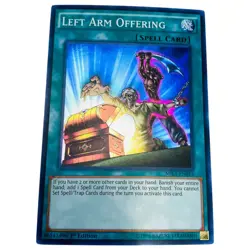 Yugioh! LP Left Arm Offering - MIL1-EN015 - Super Rare - 1st Edition EX - Image 1