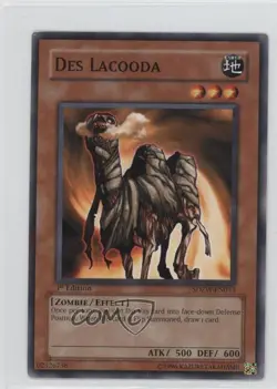 Des Lacooda 1st Ed. YuGiOh Zombie World Structure Deck #SDZW-EN013 2008 - Image 1