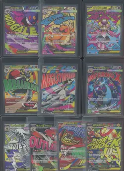 Lot of (10) Pokemon Korean M2a Mega Dream Cards w/ Charizard Dragonite Gengar - Image 1