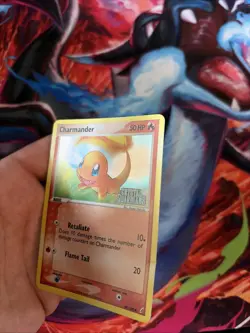 Pokemon Card - Charmander Crystal Guardians 48/100 Common Reverse Holo stamp - Image 3