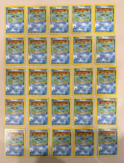 2000 WOTC POKEMON LEAGUE PSYDUCK #20 BLACK STAR PROMO LOT OF 25 CARDS UNPLAYED B - Image 1