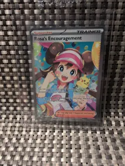 Pokemon Rosa's Encouragement 123/088 Full Art Card Perfect Order Just Pulled ! - Image 2