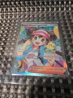 Pokemon Rosa's Encouragement 123/088 Full Art Card Perfect Order Just Pulled ! - Image 5