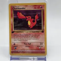 Pokemon Charmander 1st Edition Team Rocket 50/82 WOTC Vintage Card 1999-2000 - Image 1